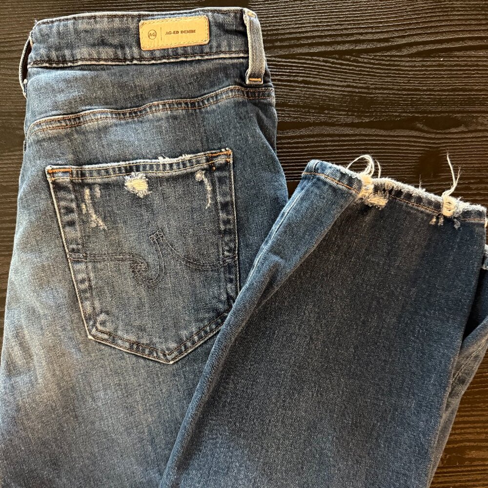 AG Saige High Rise Straight Leg Denim - Women's 30